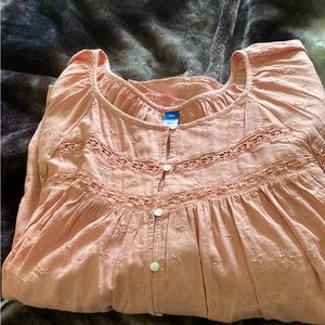 Puff xl pink old navy blouse